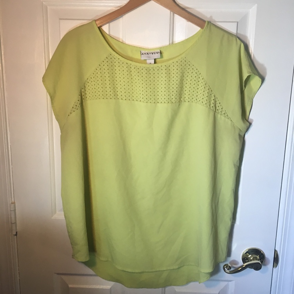 Flowy yellow blouse